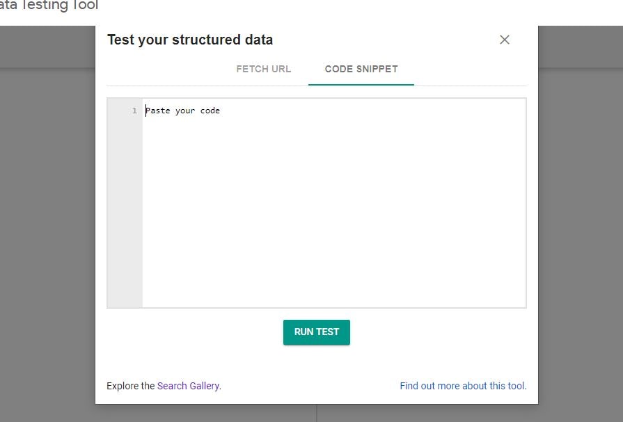 معرفی ابزار تست اسکیما و داده‌ّای ساختار یافته گوگل - قسمت اجرا ‌و آزمابش تکه کدها بدون آدرس
