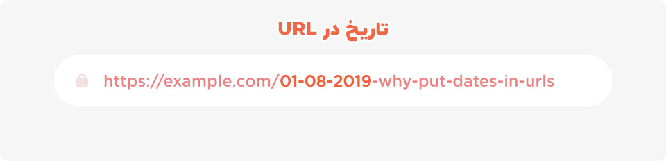 وجود تاریخ در URL