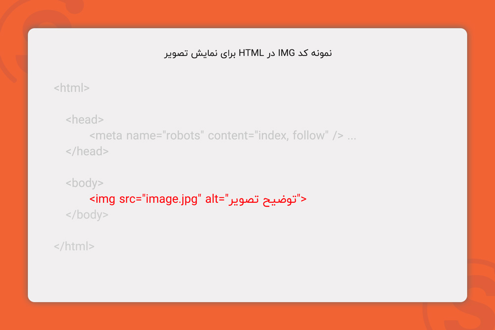 کد img در زبان HTML