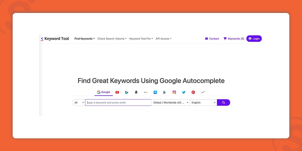 Keyword Tool ابزار جایگزین google trends