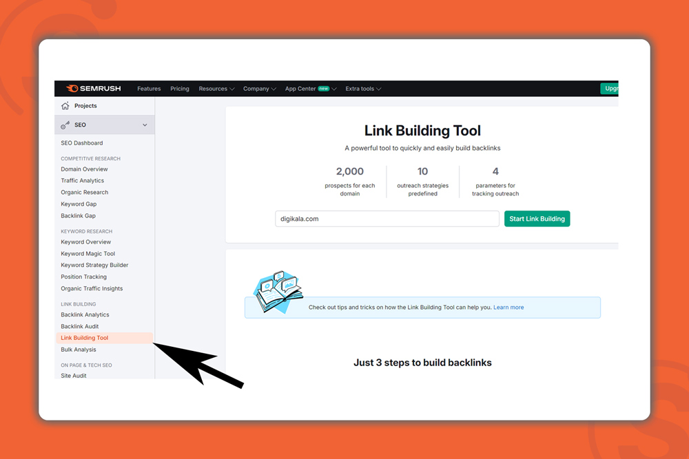 semrush-link-building-tool