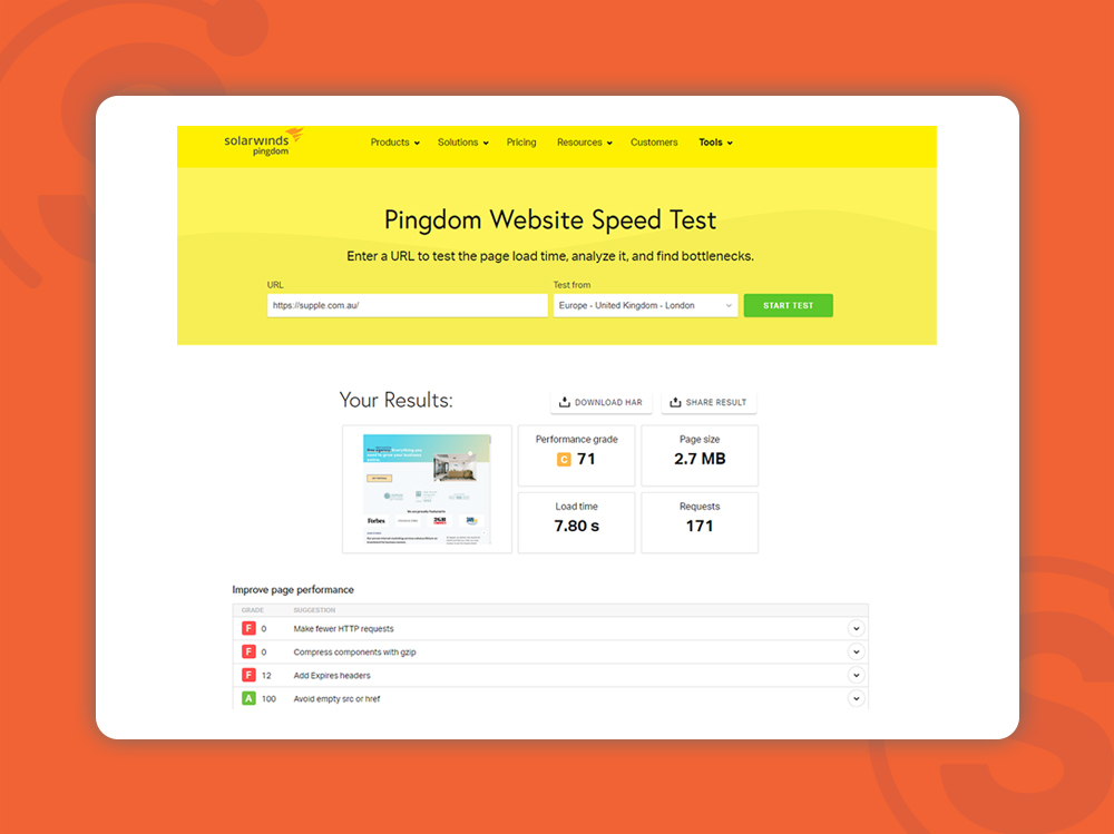 pingdom-site-speed-test-tool