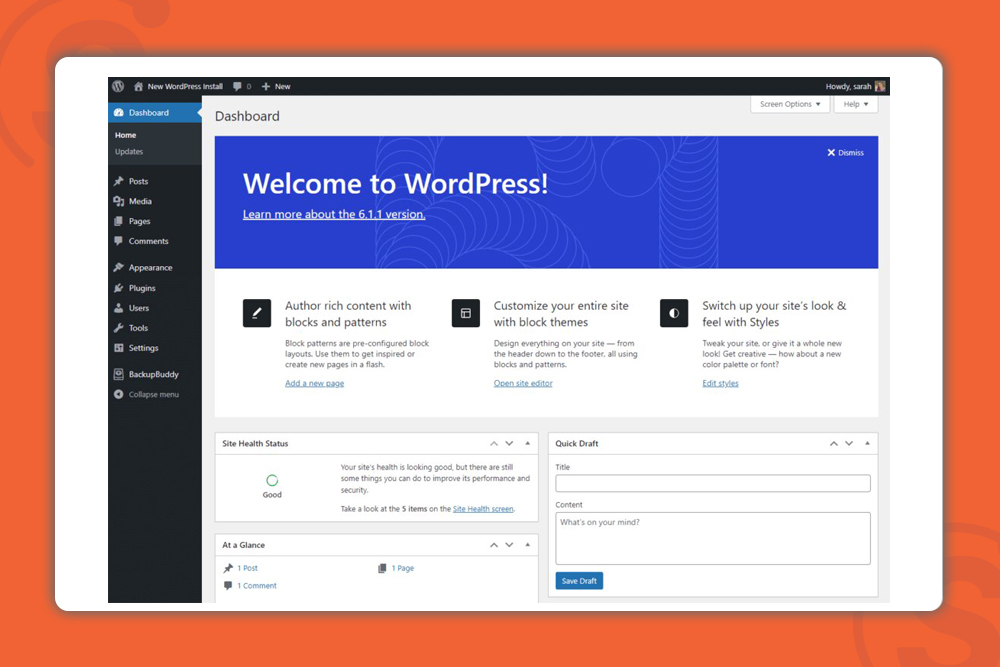  wordpress system 