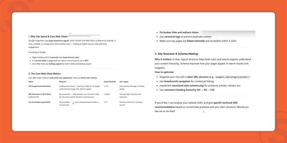 عملکرد چت جی پی تی در سئو