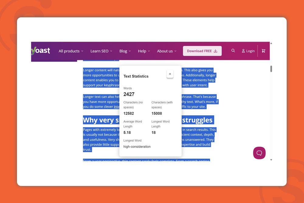 شمارش تعداد کلمات