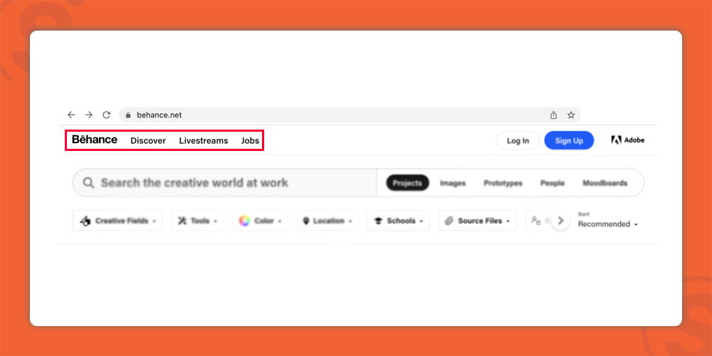 منوی مینیمال