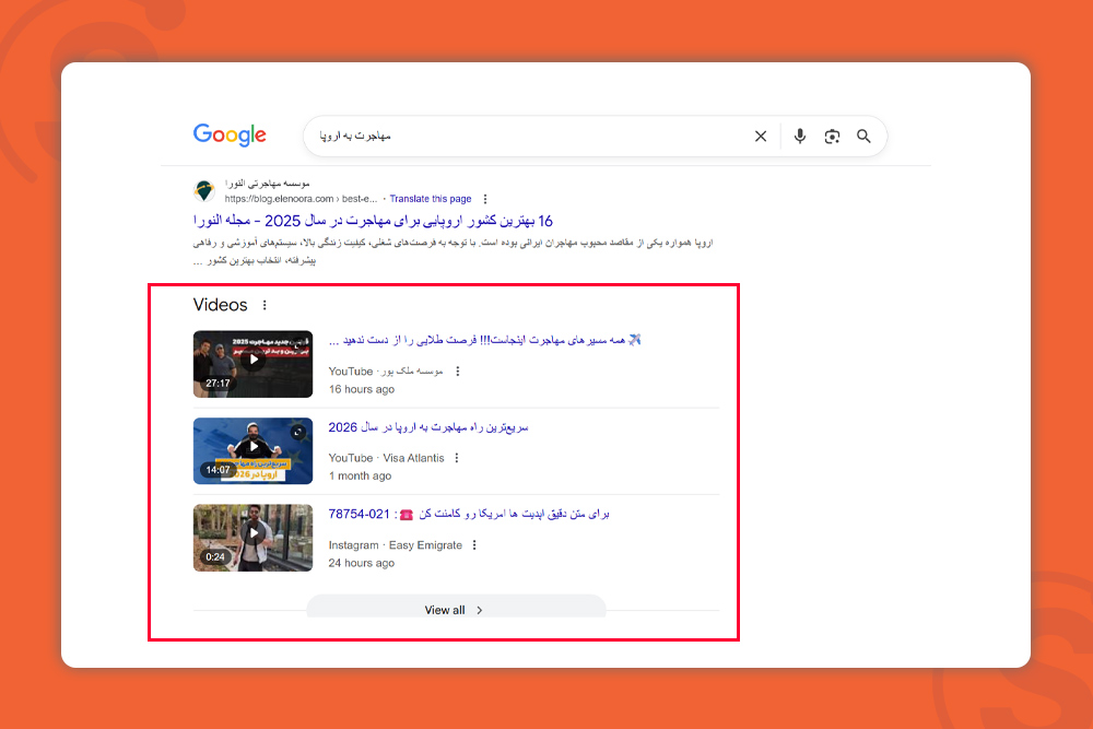 نمایش کدهای اسکیما در سرپ